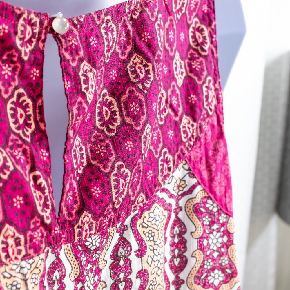 Eddie Bauer Size XL Raspberry color floral patter… - image 10